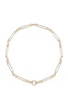 Lucy Delius 14k Yellow Gold Trombone Link Chain
