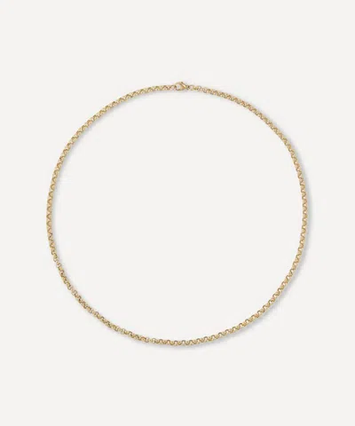 Lucy Delius Jewellery 14ct Gold Heavy Belcher Chain Necklace