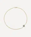 Lucy Delius Jewellery 14ct Gold Victorian Star East West Mini Diamond Pendant Necklace