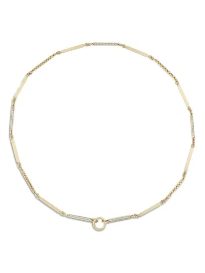 Lucy Delius Jewellery 钻石条链式项链 In Gold