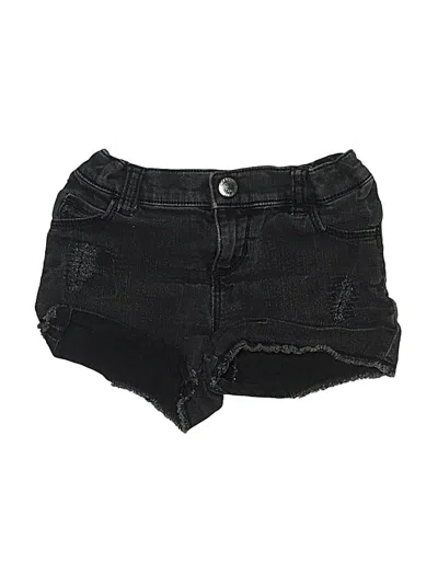 Pre-owned Lucy Kids' Denim Shorts In Black