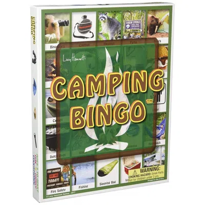 Lucy Hammett Games Camping Bingo Game For 3 & Up Years Old