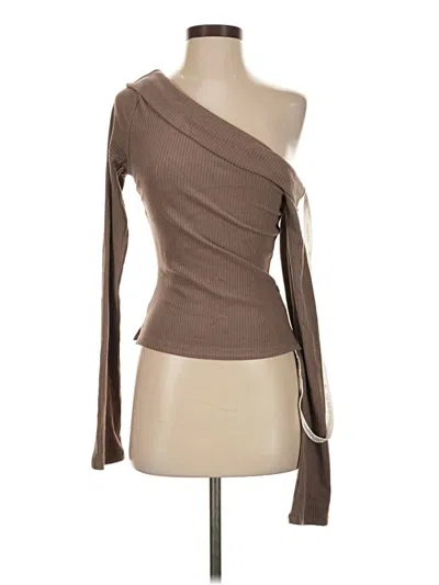 Pre-owned Lucy In The Sky Cardigan Sweater In Brown