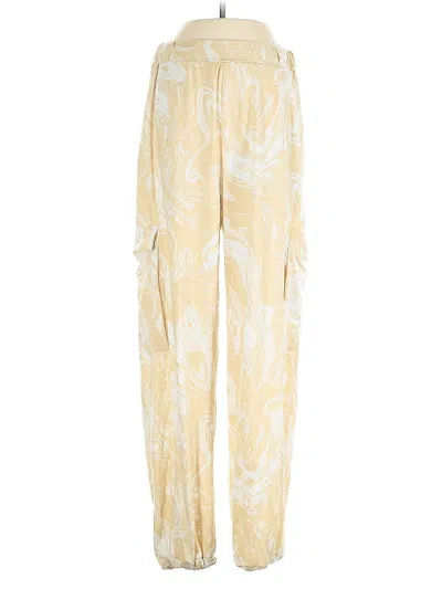 Pre-owned Lucy In The Sky Cargo Pants In Yellow