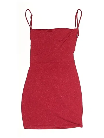Pre-owned Lucy In The Sky Casual Dress In Red
