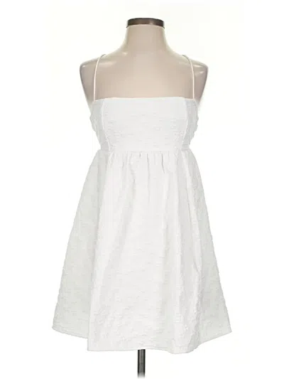 Pre-owned Lucy In The Sky Casual Dress In White