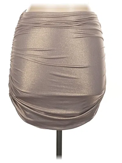 Pre-owned Lucy In The Sky Casual Skirt In Silver