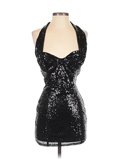 Pre-owned Lucy In The Sky Cocktail Dress In Black