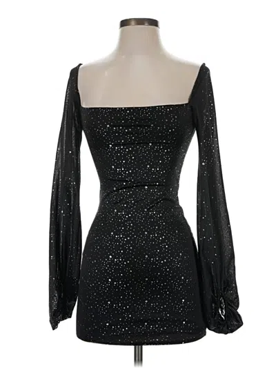 Pre-owned Lucy In The Sky Cocktail Dress In Black