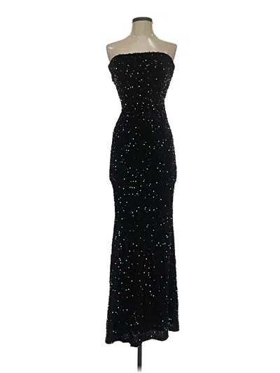 Pre-owned Lucy In The Sky Cocktail Dress In Black