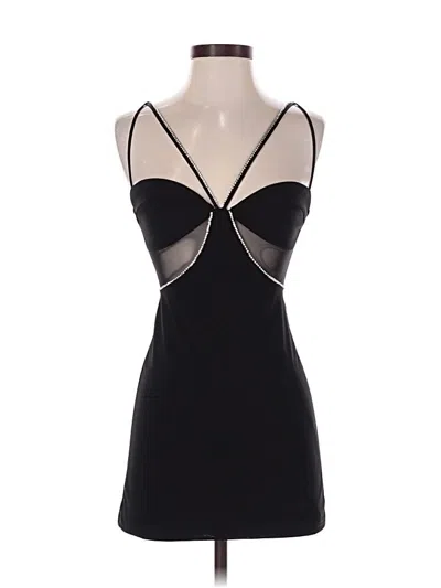 Pre-owned Lucy In The Sky Cocktail Dress In Black