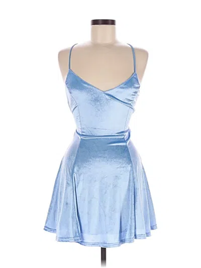 Pre-owned Lucy In The Sky Cocktail Dress In Blue
