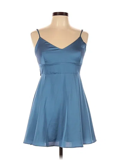 Pre-owned Lucy In The Sky Cocktail Dress In Blue