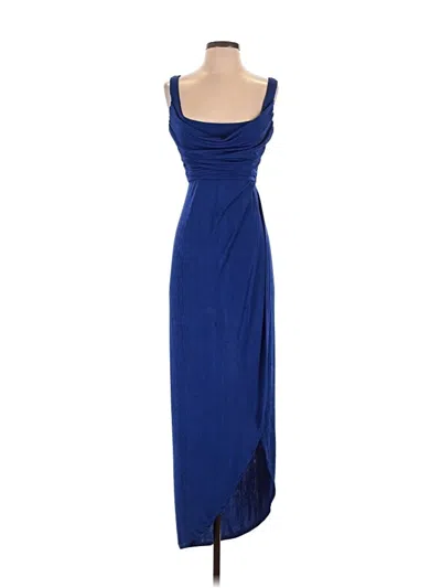 Pre-owned Lucy In The Sky Cocktail Dress In Blue