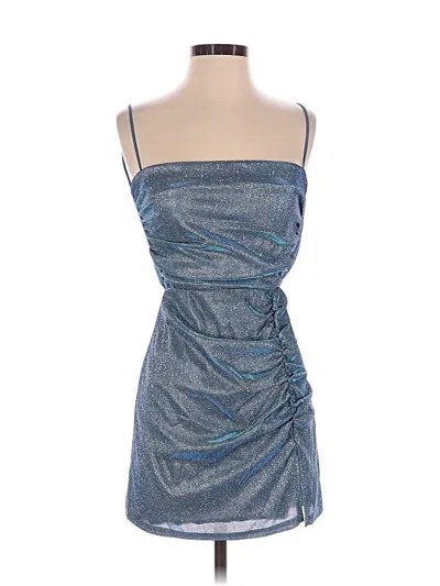 Pre-owned Lucy In The Sky Cocktail Dress In Blue