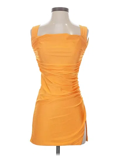 Pre-owned Lucy In The Sky Cocktail Dress In Orange