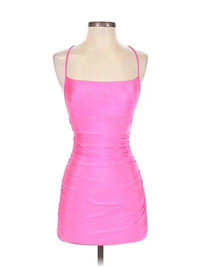 Pre-owned Lucy In The Sky Cocktail Dress In Pink