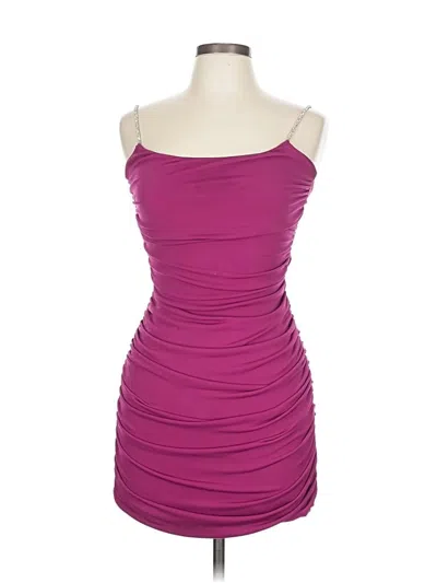 Pre-owned Lucy In The Sky Cocktail Dress In Purple
