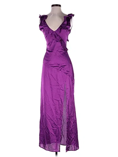 Pre-owned Lucy In The Sky Cocktail Dress In Purple
