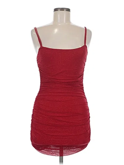 Pre-owned Lucy In The Sky Cocktail Dress In Red