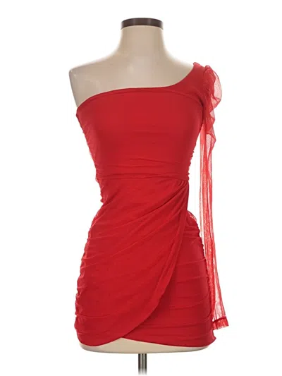 Pre-owned Lucy In The Sky Cocktail Dress In Red