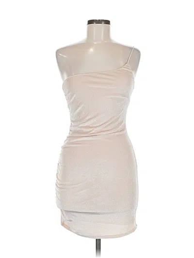 Pre-owned Lucy In The Sky Cocktail Dress In Silver