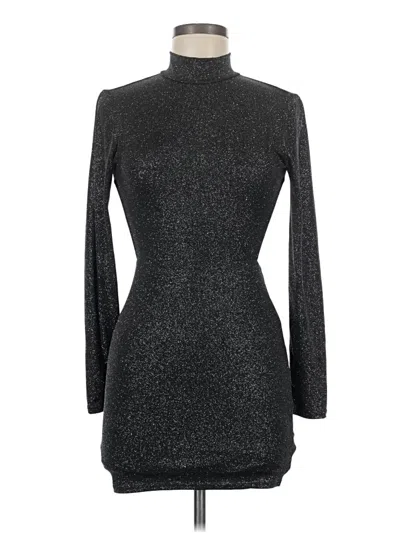 Pre-owned Lucy In The Sky Cocktail Dress In Silver