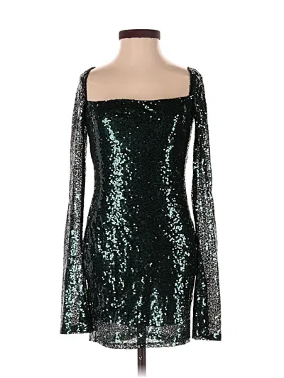 Pre-owned Lucy In The Sky Cocktail Dress In Teal