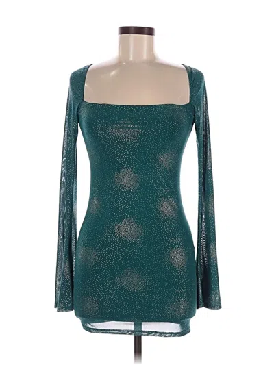 Pre-owned Lucy In The Sky Cocktail Dress In Teal