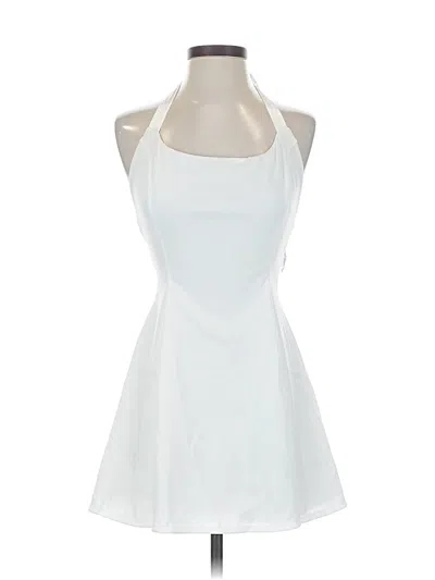 Pre-owned Lucy In The Sky Cocktail Dress In White