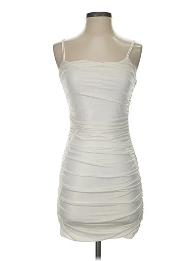 Pre-owned Lucy In The Sky Cocktail Dress In White
