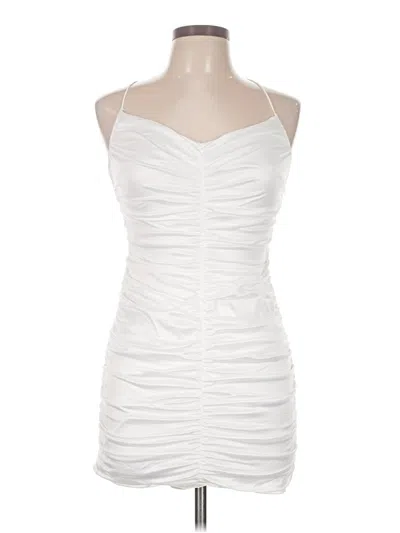 Pre-owned Lucy In The Sky Cocktail Dress In White