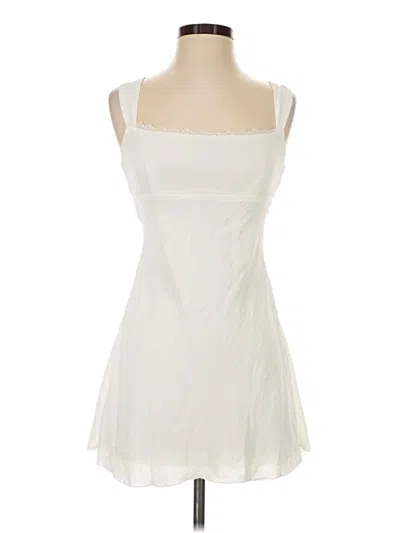 Pre-owned Lucy In The Sky Cocktail Dress In White