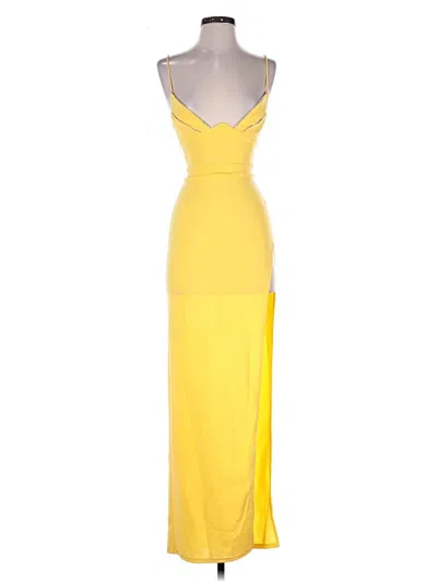 Pre-owned Lucy In The Sky Cocktail Dress In Yellow