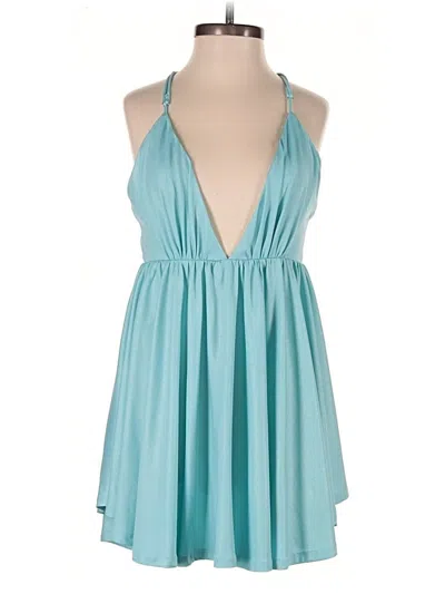 Pre-owned Lucy In The Sky Romper In Teal