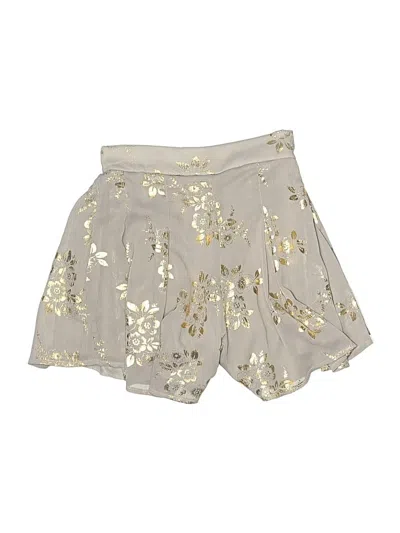 Pre-owned Lucy In The Sky Shorts In Gold