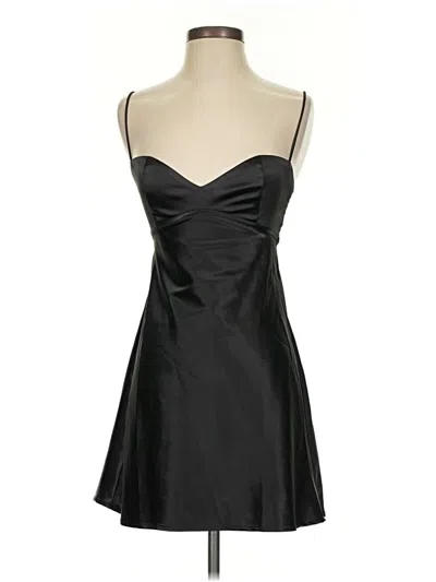 Pre-owned Lucy In The Sky Sleeveless Top Black Strapless Neckline Tops