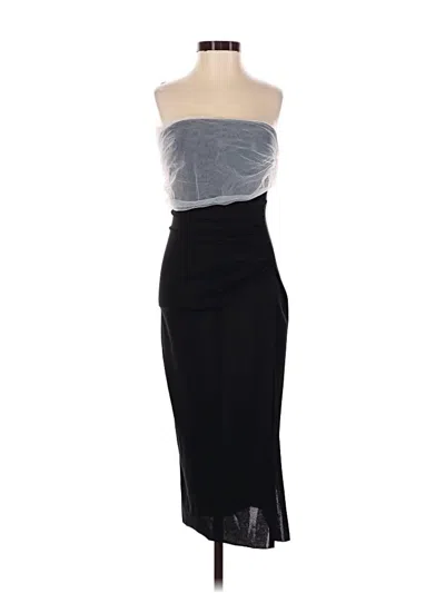 Pre-owned Lucy In The Sky Sleeveless Top Black Strapless Neckline Tops