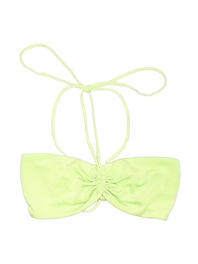 Pre-owned Lucy In The Sky Swimsuit Top Green Swimwear