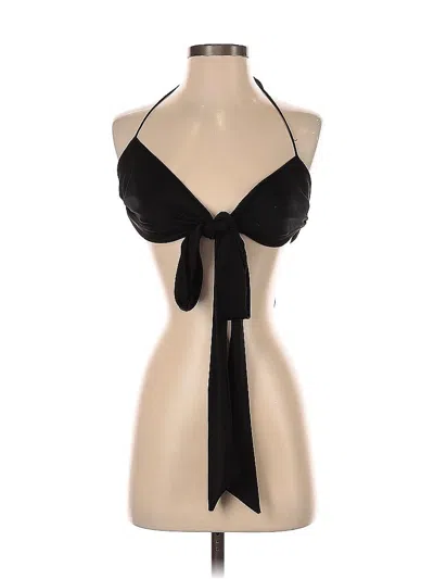 Pre-owned Lucy In The Sky Tank Top Black Halter Neckline Tops