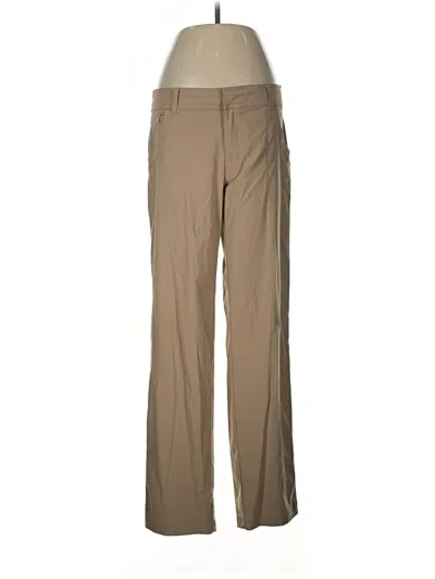 Pre-owned Lucy Khaki Pant In Brown