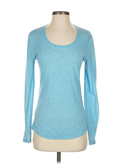 Pre-owned Lucy Long Sleeve T-shirt In Blue