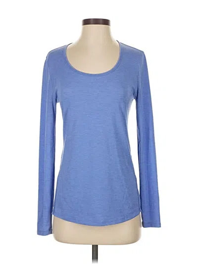Pre-owned Lucy Long Sleeve T-shirt In Blue
