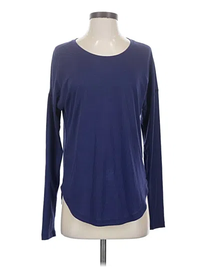 Pre-owned Lucy Long Sleeve T-shirt In Blue