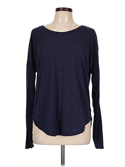 Pre-owned Lucy Long Sleeve T-shirt In Blue