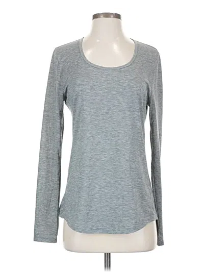 Pre-owned Lucy Long Sleeve T-shirt In Gray