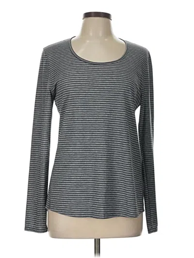 Pre-owned Lucy Long Sleeve T-shirt In Gray