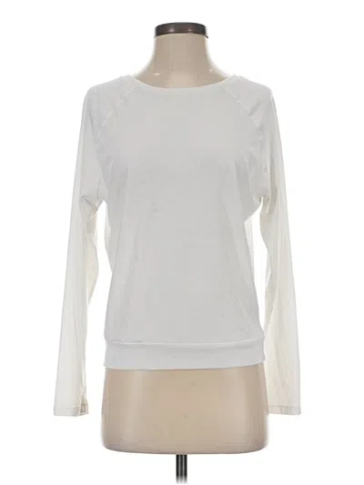 Pre-owned Lucy Long Sleeve T-shirt In Ivory