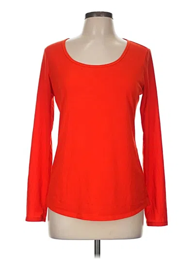 Pre-owned Lucy Long Sleeve T-shirt In Red