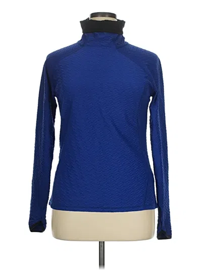 Pre-owned Lucy Long Sleeve Turtleneck In Blue